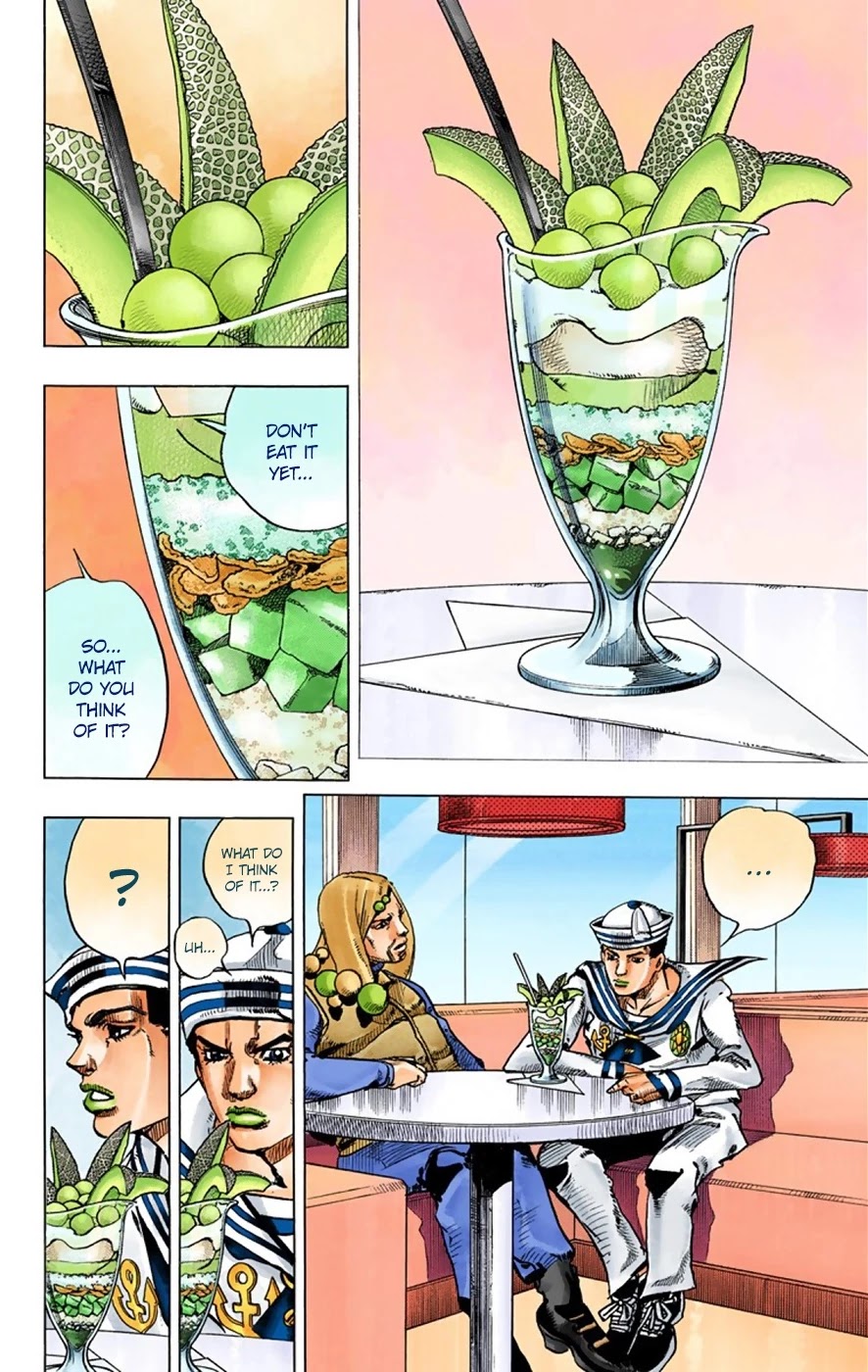 JoJo's Bizarre Adventure Part 8 - JoJolion (Official Colored) Chapter 33 page 31 - Chapter 33: Josuke! Go to the Higashikata Fruit Parlor!