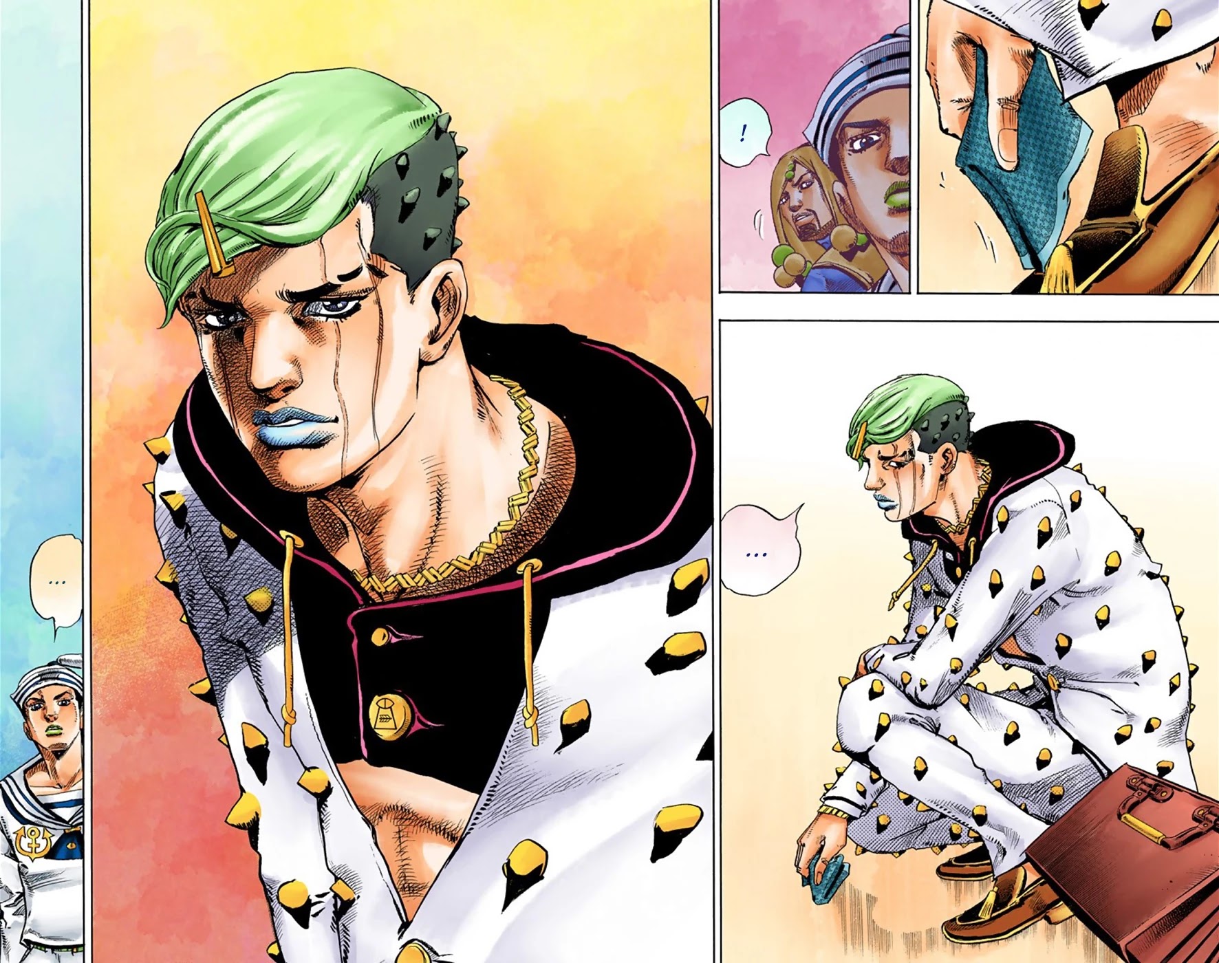 JoJo's Bizarre Adventure Part 8 - JoJolion (Official Colored) Chapter 33 page 37 - Chapter 33: Josuke! Go to the Higashikata Fruit Parlor!