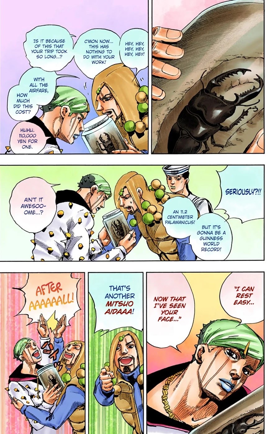JoJo's Bizarre Adventure Part 8 - JoJolion (Official Colored) Chapter 33 page 41 - Chapter 33: Josuke! Go to the Higashikata Fruit Parlor!