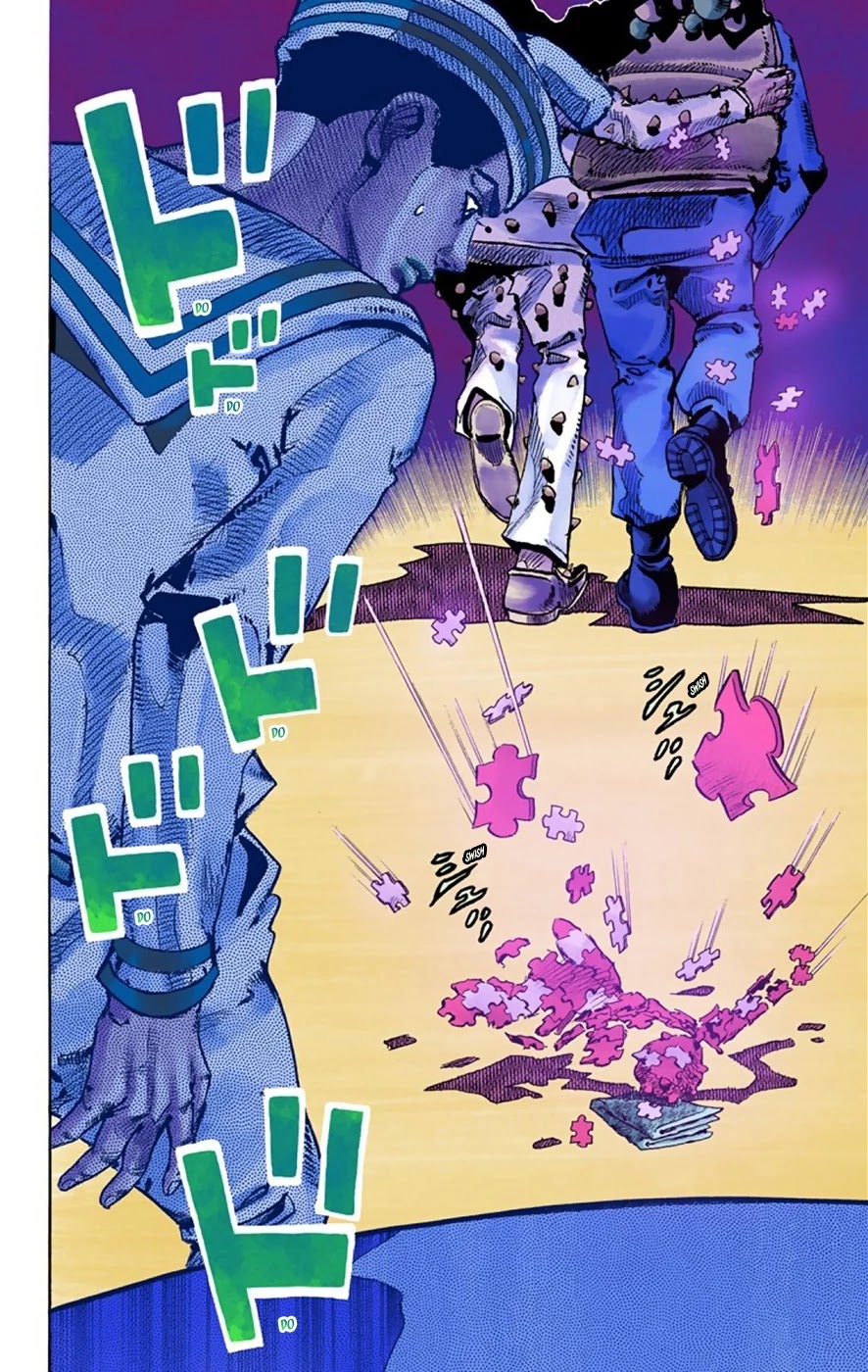 JoJo's Bizarre Adventure Part 8 - JoJolion (Official Colored) Chapter 33 page 47 - Chapter 33: Josuke! Go to the Higashikata Fruit Parlor!