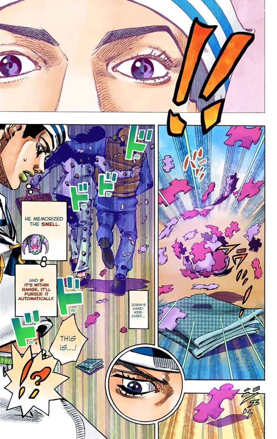 JoJo's Bizarre Adventure Part 8 - JoJolion (Official Colored) Chapter 33 page 48 - Chapter 33: Josuke! Go to the Higashikata Fruit Parlor!