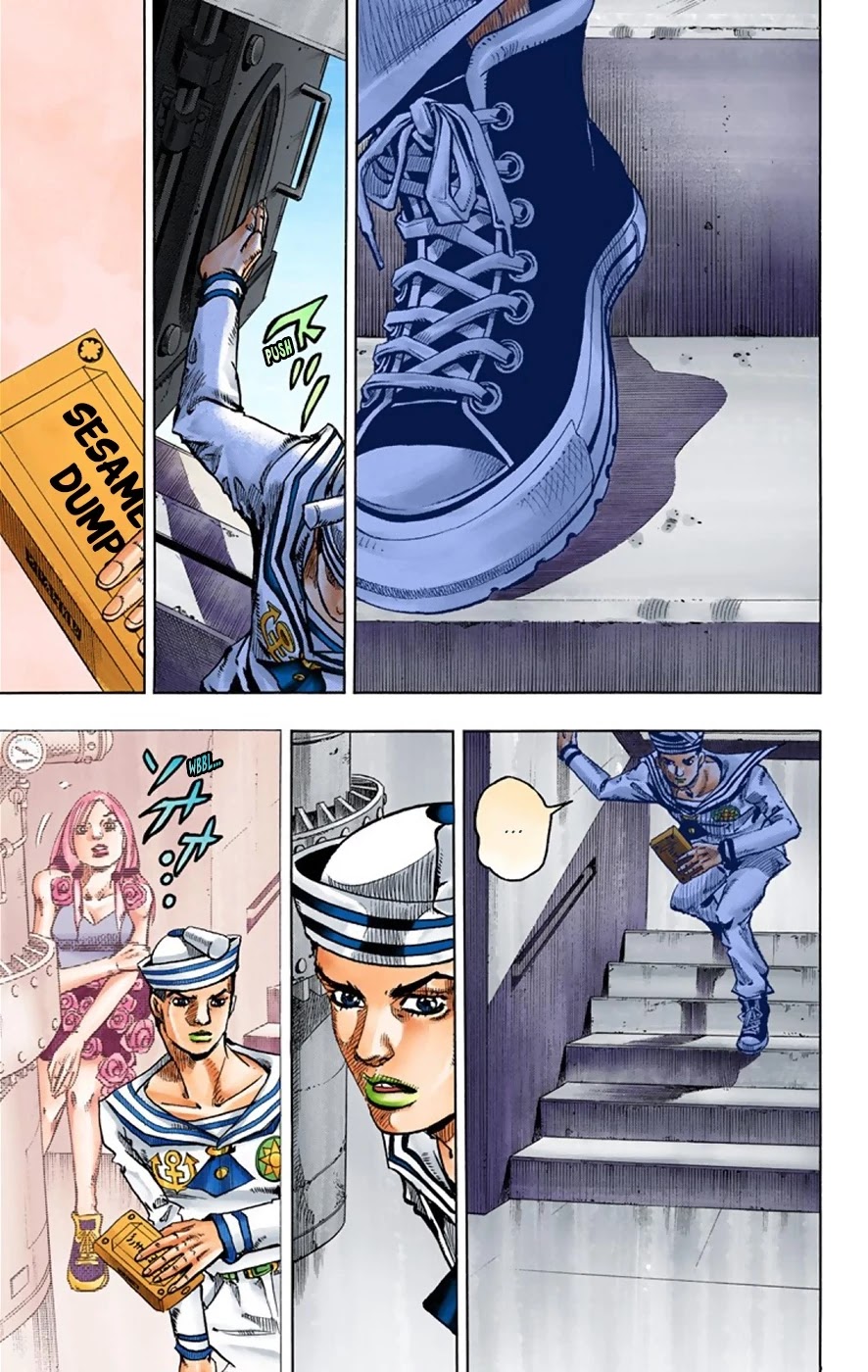JoJo's Bizarre Adventure Part 8 - JoJolion (Official Colored) Chapter 33 page 8 - Chapter 33: Josuke! Go to the Higashikata Fruit Parlor!