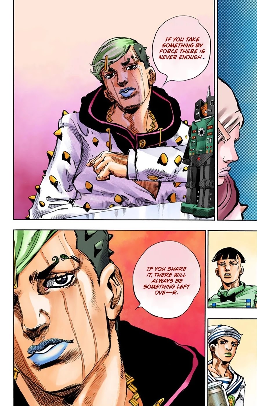 JoJo's Bizarre Adventure Part 8 - JoJolion (Official Colored) Chapter 34 page 11 - Chapter 34: Every Day is a Summer Vacation Part 1