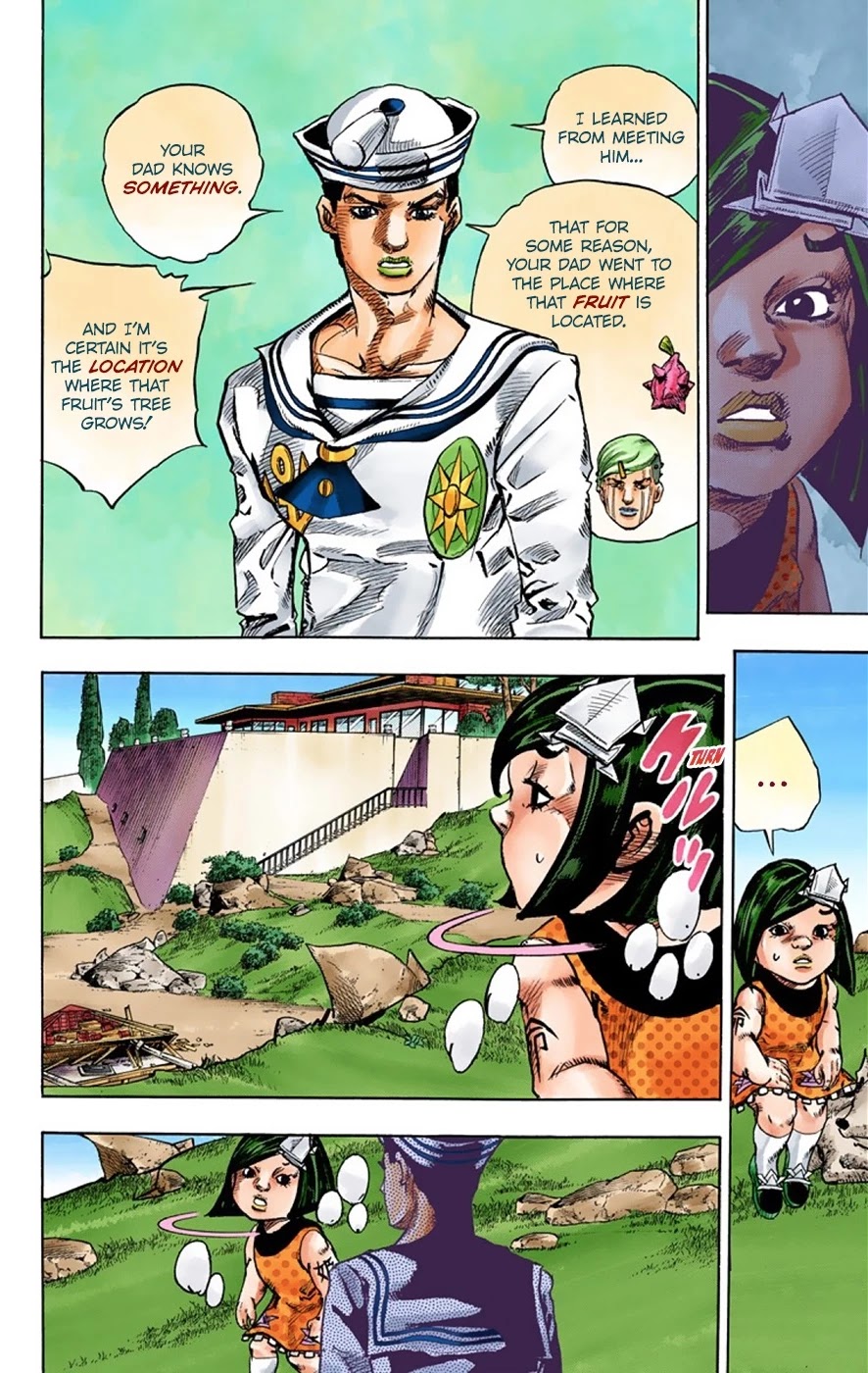 JoJo's Bizarre Adventure Part 8 - JoJolion (Official Colored) Chapter 34 page 15 - Chapter 34: Every Day is a Summer Vacation Part 1
