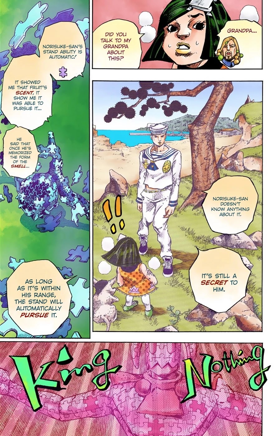 JoJo's Bizarre Adventure Part 8 - JoJolion (Official Colored) Chapter 34 page 16 - Chapter 34: Every Day is a Summer Vacation Part 1