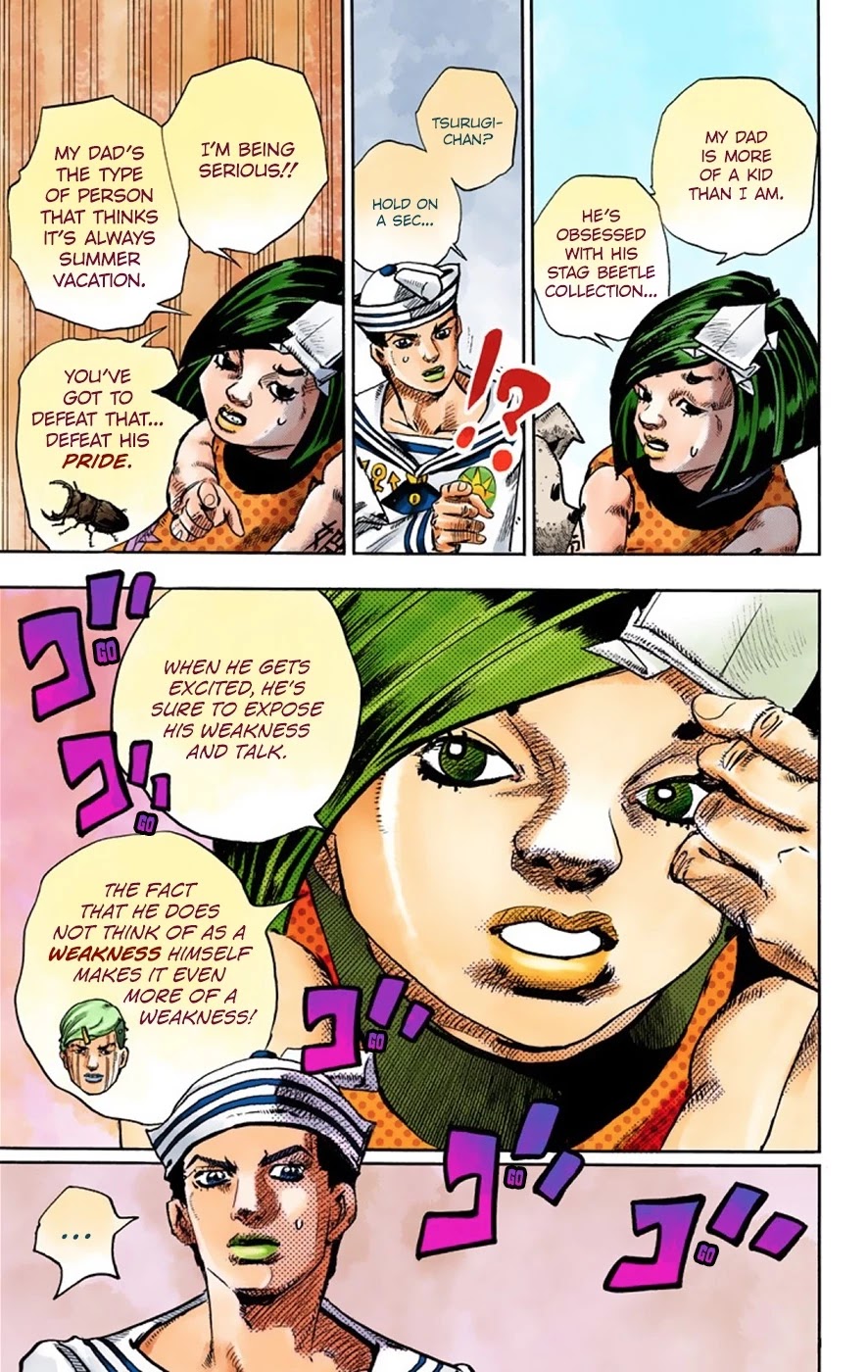 JoJo's Bizarre Adventure Part 8 - JoJolion (Official Colored) Chapter 34 page 24 - Chapter 34: Every Day is a Summer Vacation Part 1