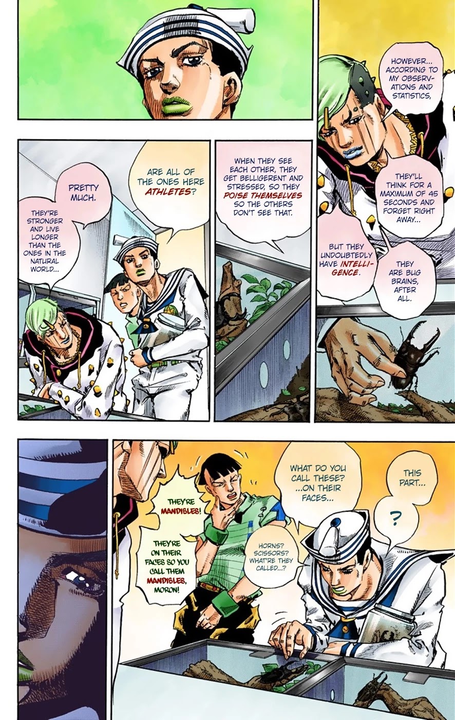 JoJo's Bizarre Adventure Part 8 - JoJolion (Official Colored) Chapter 34 page 28 - Chapter 34: Every Day is a Summer Vacation Part 1