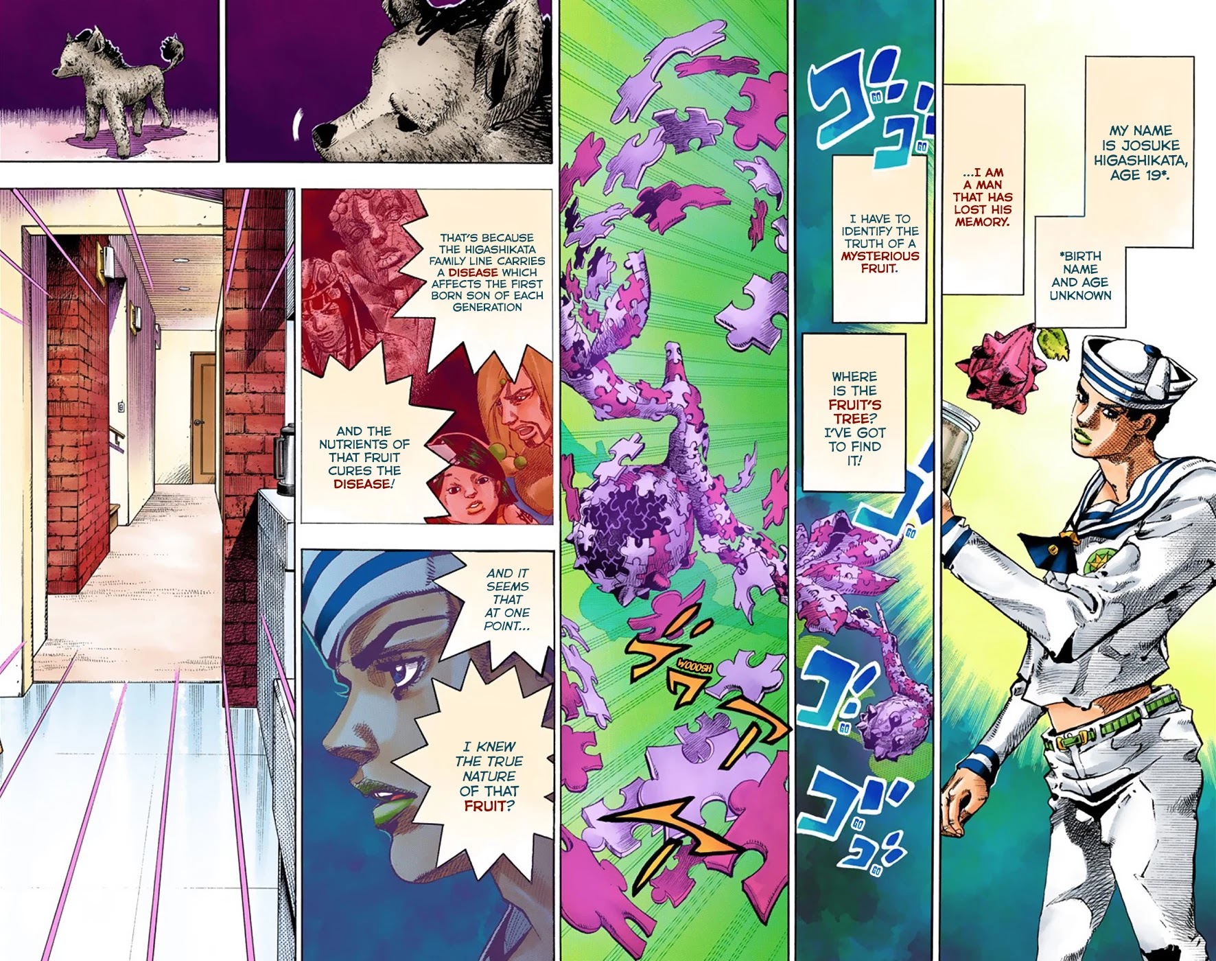 JoJo's Bizarre Adventure Part 8 - JoJolion (Official Colored) Chapter 34 page 3 - Chapter 34: Every Day is a Summer Vacation Part 1