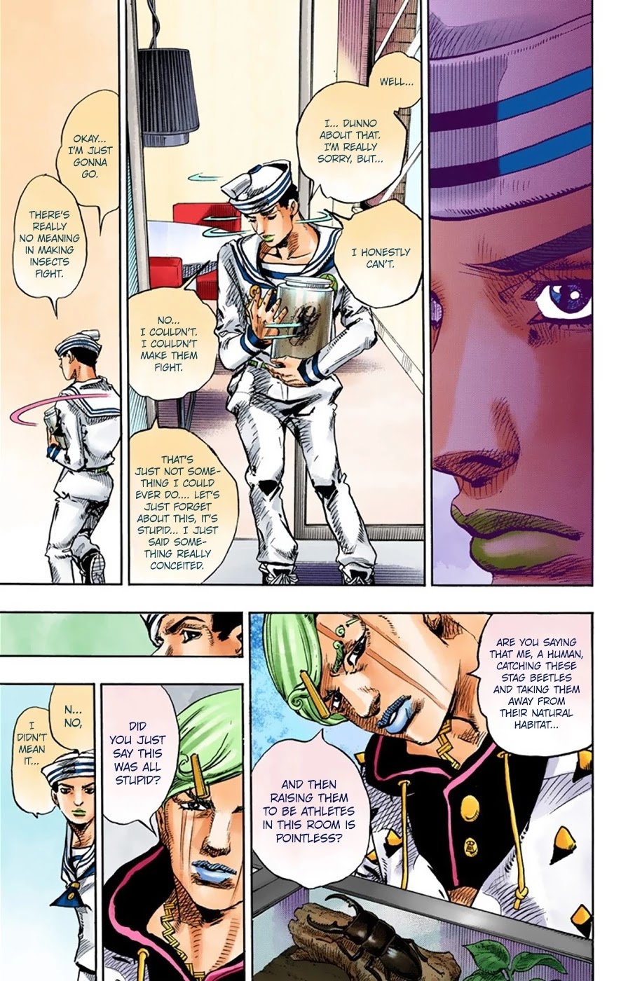 JoJo's Bizarre Adventure Part 8 - JoJolion (Official Colored) Chapter 34 page 33 - Chapter 34: Every Day is a Summer Vacation Part 1