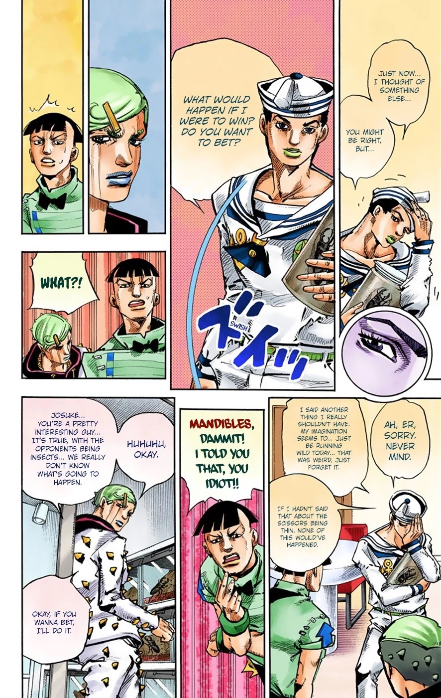 JoJo's Bizarre Adventure Part 8 - JoJolion (Official Colored) Chapter 34 page 36 - Chapter 34: Every Day is a Summer Vacation Part 1