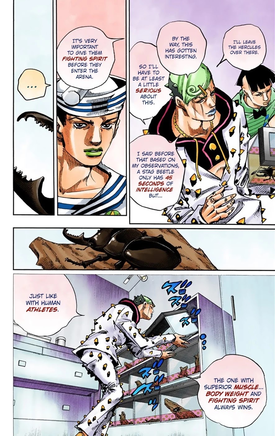 JoJo's Bizarre Adventure Part 8 - JoJolion (Official Colored) Chapter 34 page 38 - Chapter 34: Every Day is a Summer Vacation Part 1
