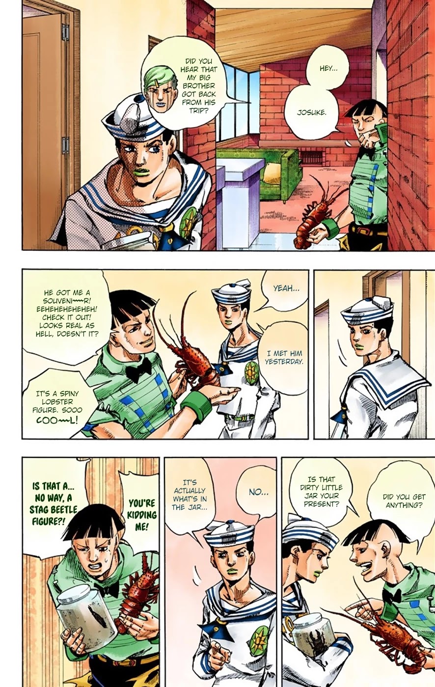 JoJo's Bizarre Adventure Part 8 - JoJolion (Official Colored) Chapter 34 page 4 - Chapter 34: Every Day is a Summer Vacation Part 1