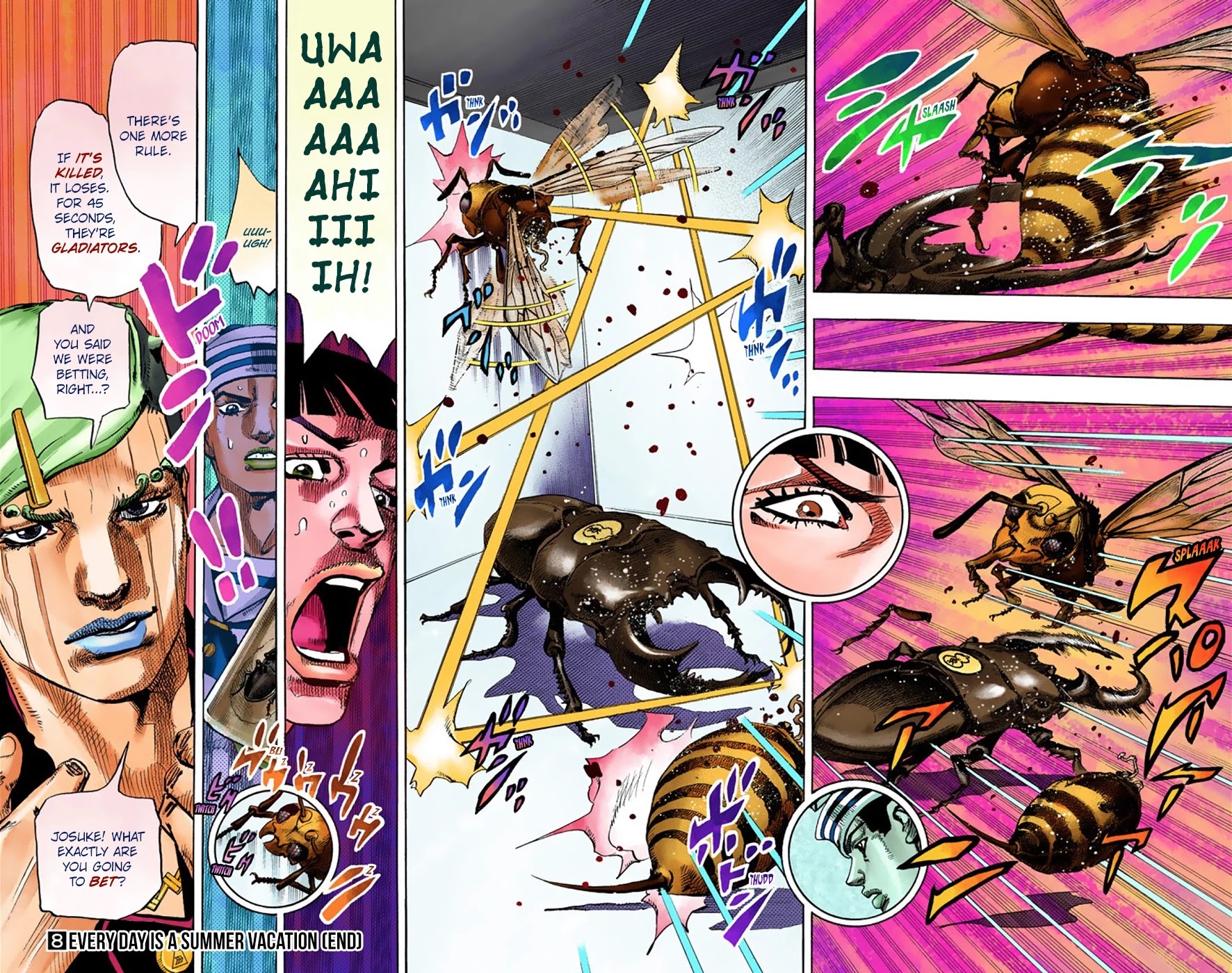 JoJo's Bizarre Adventure Part 8 - JoJolion (Official Colored) Chapter 34 page 41 - Chapter 34: Every Day is a Summer Vacation Part 1
