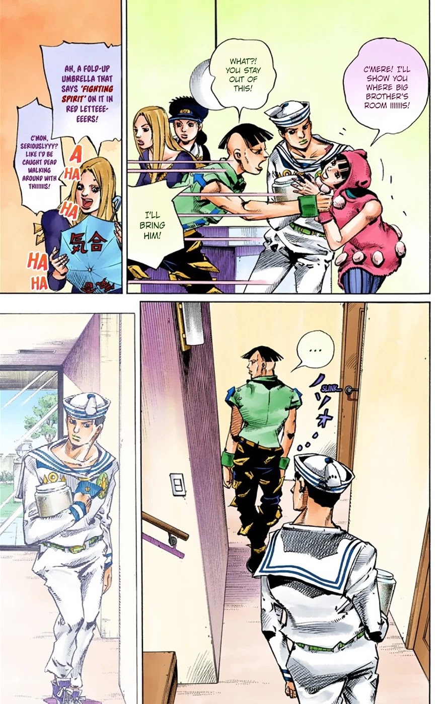 JoJo's Bizarre Adventure Part 8 - JoJolion (Official Colored) Chapter 34 page 7 - Chapter 34: Every Day is a Summer Vacation Part 1