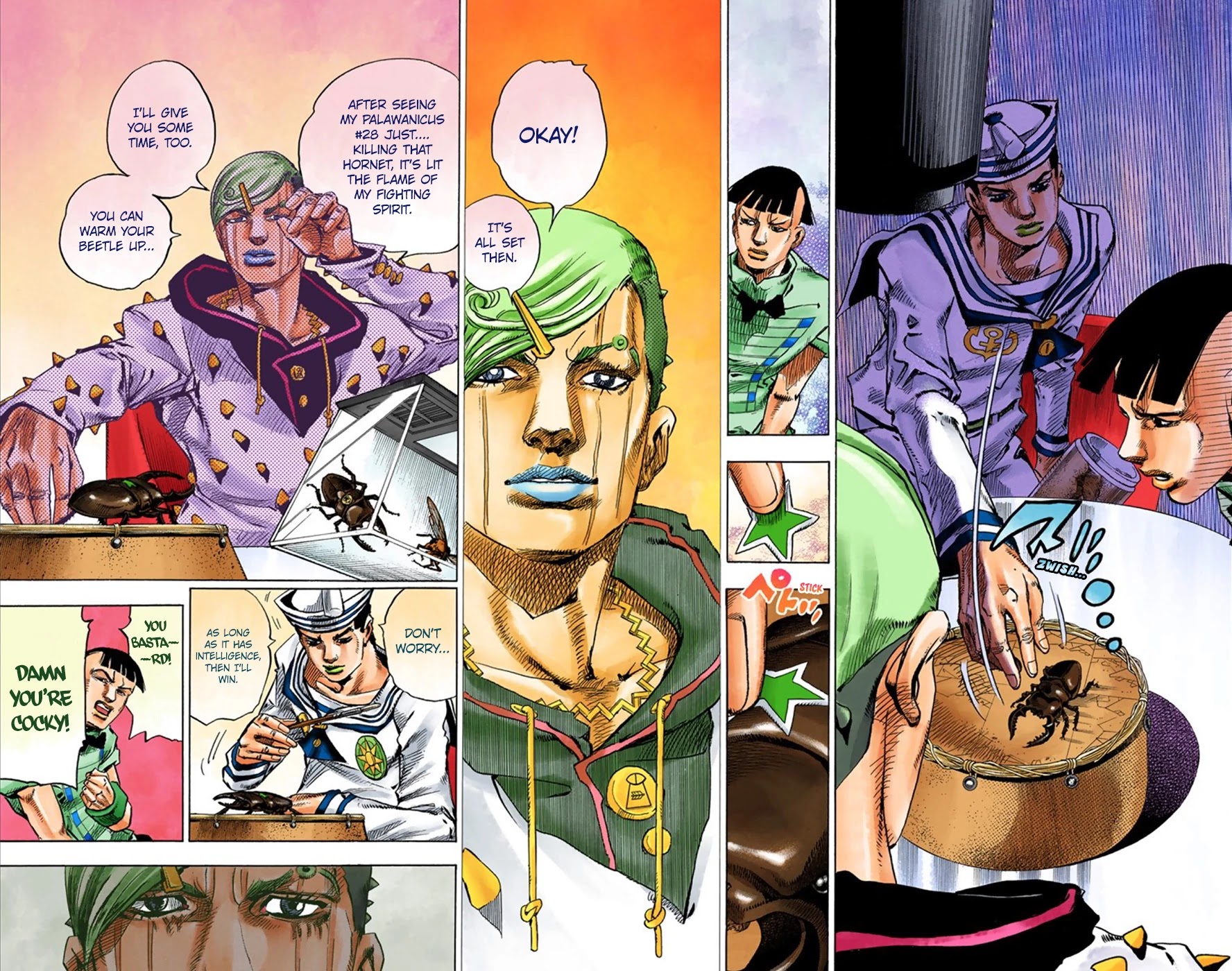 JoJo's Bizarre Adventure Part 8 - JoJolion (Official Colored) Chapter 35 page 15 - Chapter 35: Every Day is a Summer Vacation Part 2