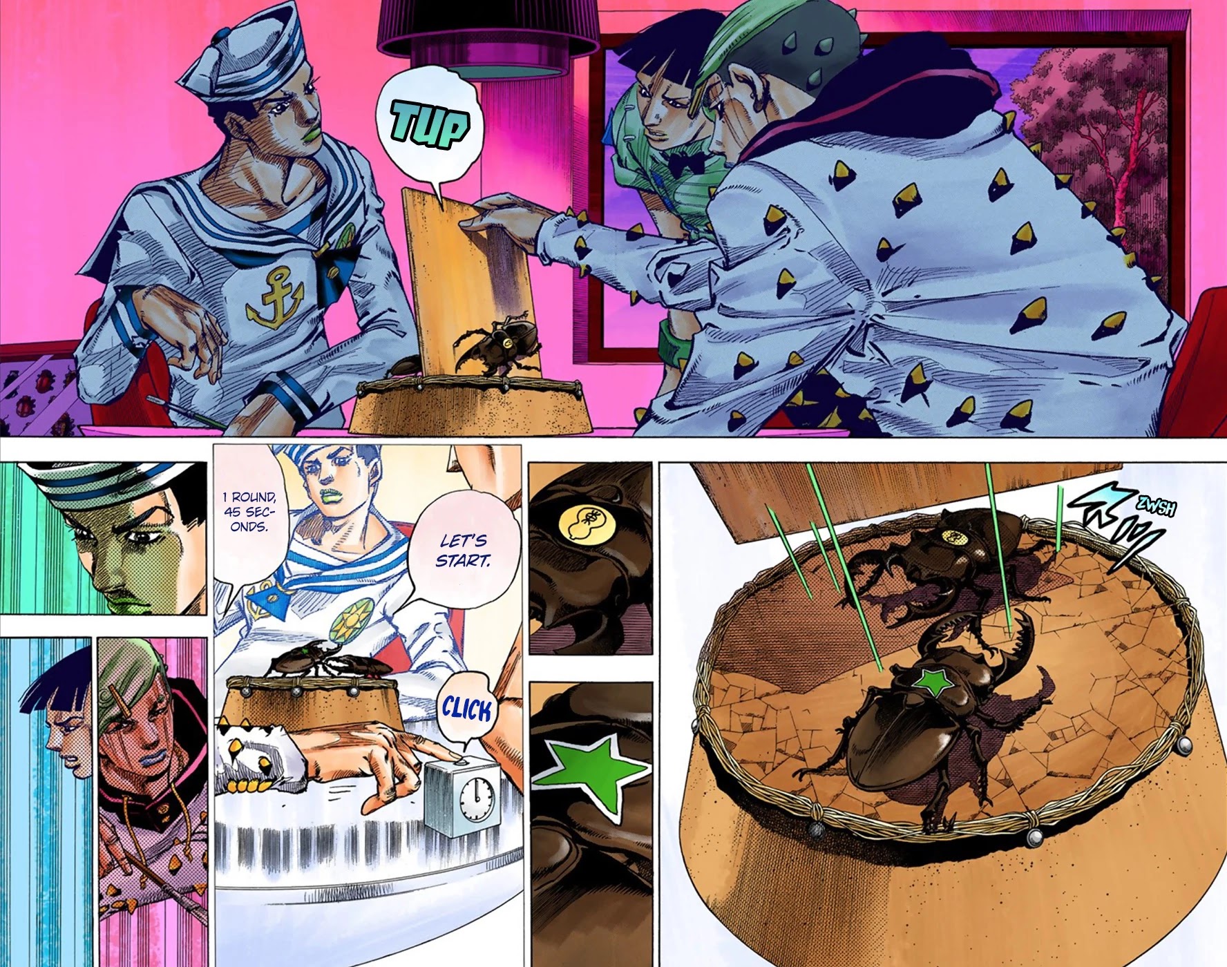 JoJo's Bizarre Adventure Part 8 - JoJolion (Official Colored) Chapter 35 page 16 - Chapter 35: Every Day is a Summer Vacation Part 2