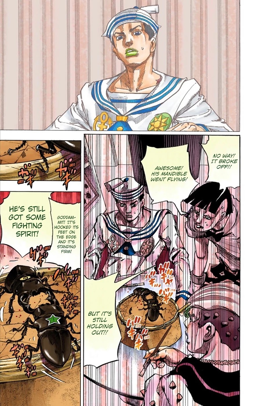JoJo's Bizarre Adventure Part 8 - JoJolion (Official Colored) Chapter 35 page 23 - Chapter 35: Every Day is a Summer Vacation Part 2