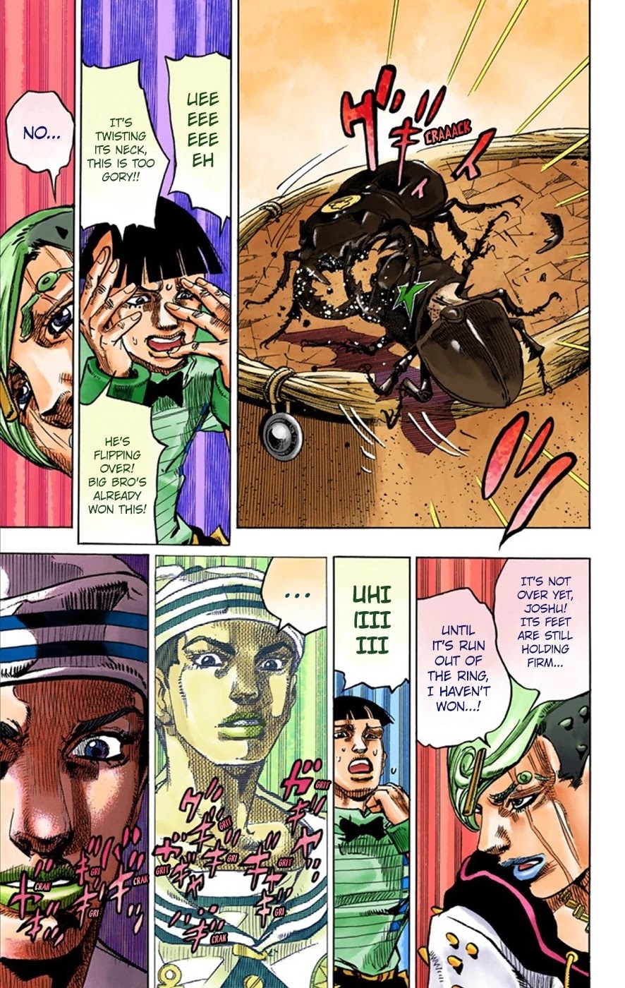 JoJo's Bizarre Adventure Part 8 - JoJolion (Official Colored) Chapter 35 page 25 - Chapter 35: Every Day is a Summer Vacation Part 2