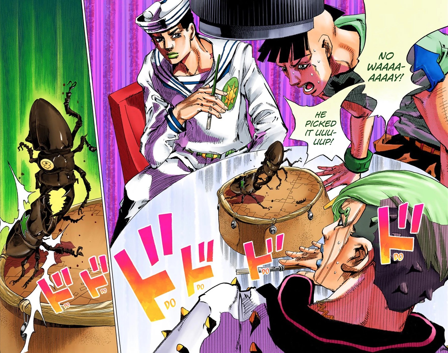 JoJo's Bizarre Adventure Part 8 - JoJolion (Official Colored) Chapter 35 page 27 - Chapter 35: Every Day is a Summer Vacation Part 2