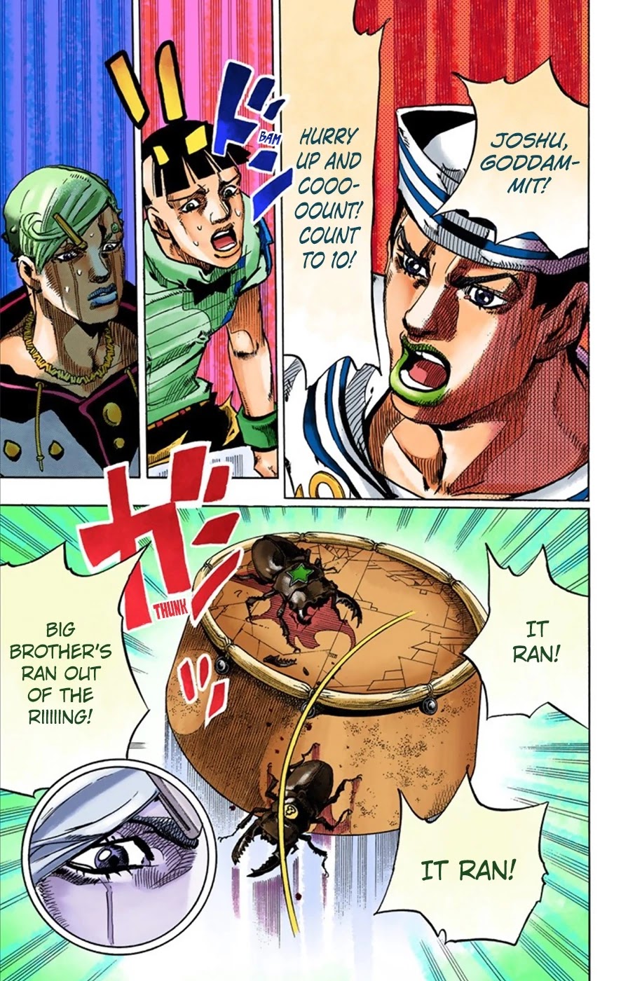 JoJo's Bizarre Adventure Part 8 - JoJolion (Official Colored) Chapter 35 page 29 - Chapter 35: Every Day is a Summer Vacation Part 2