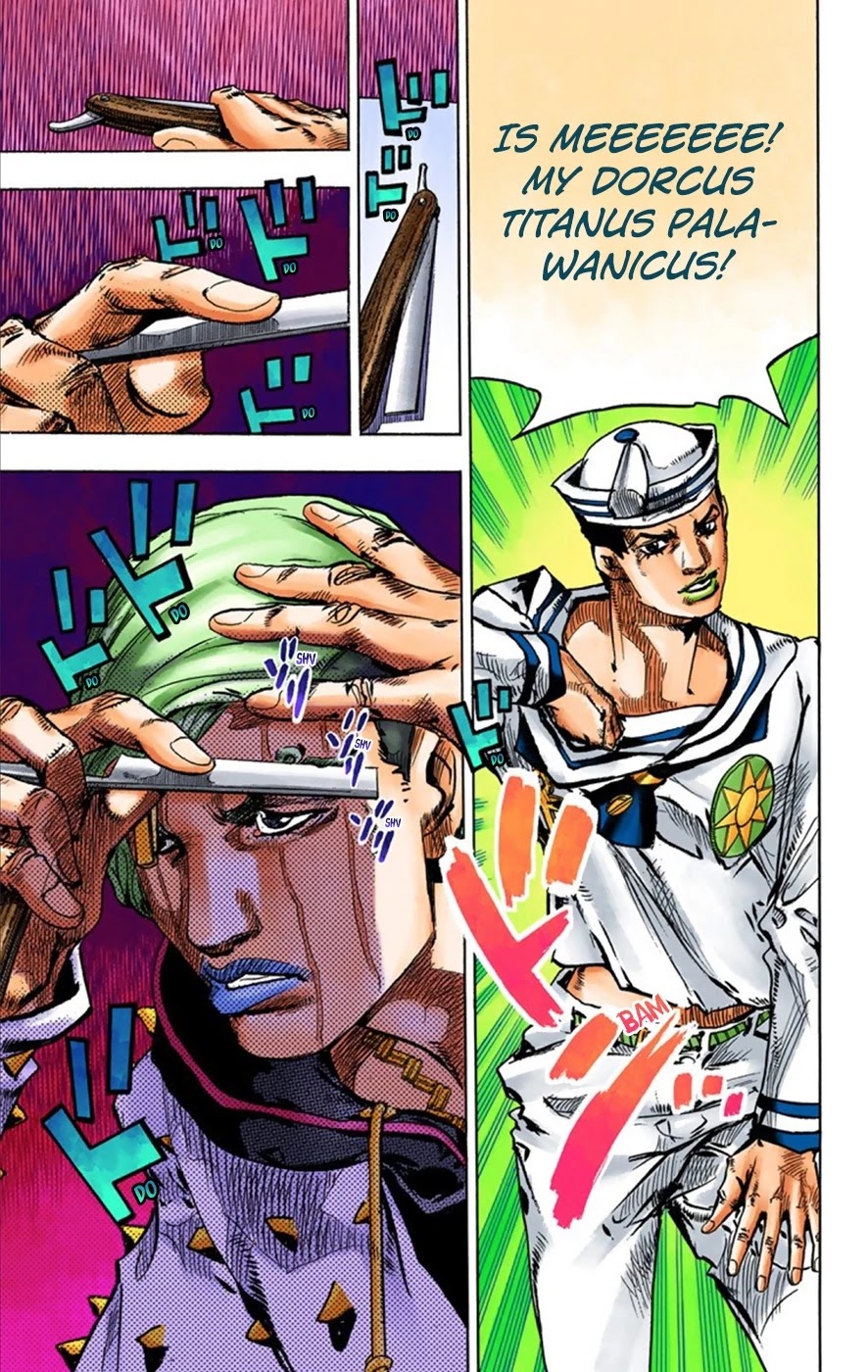 JoJo's Bizarre Adventure Part 8 - JoJolion (Official Colored) Chapter 35 page 31 - Chapter 35: Every Day is a Summer Vacation Part 2