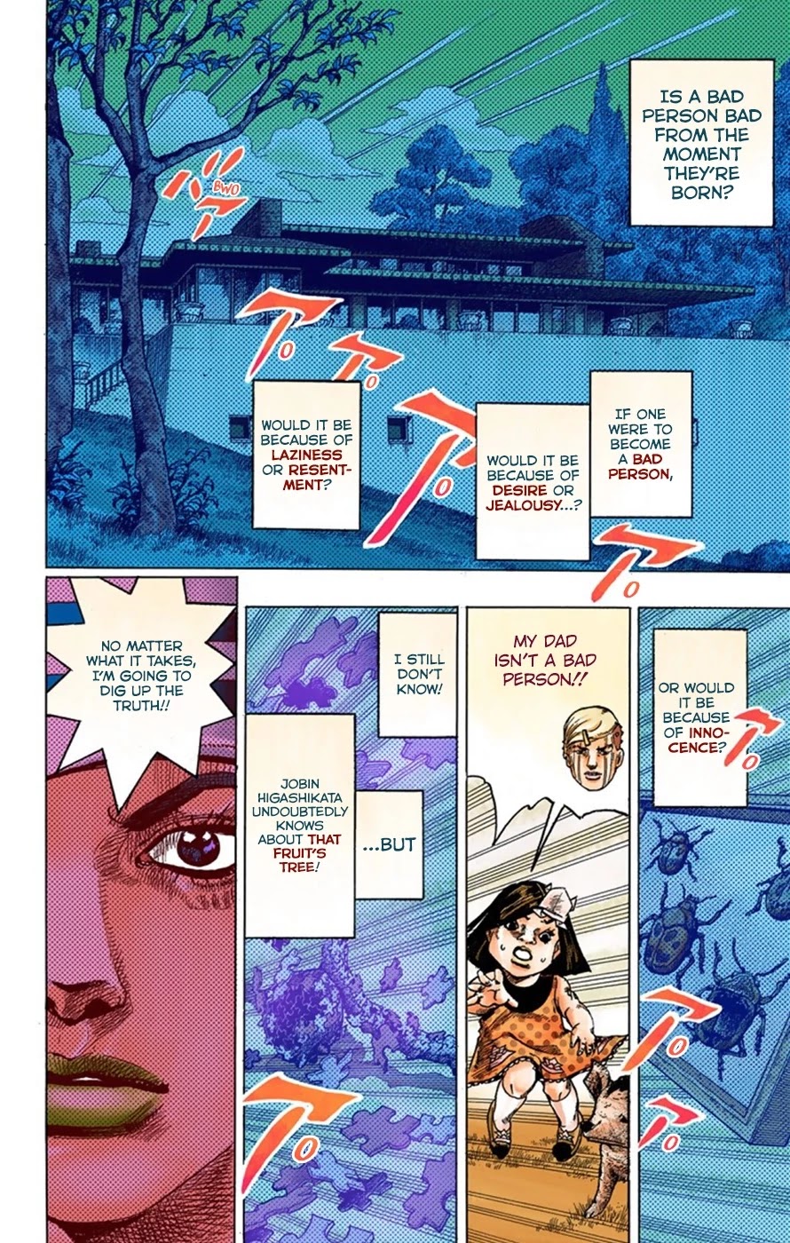JoJo's Bizarre Adventure Part 8 - JoJolion (Official Colored) Chapter 35 page 8 - Chapter 35: Every Day is a Summer Vacation Part 2