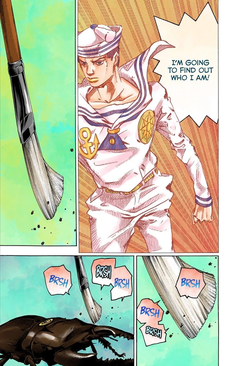 JoJo's Bizarre Adventure Part 8 - JoJolion (Official Colored) Chapter 35 page 9 - Chapter 35: Every Day is a Summer Vacation Part 2