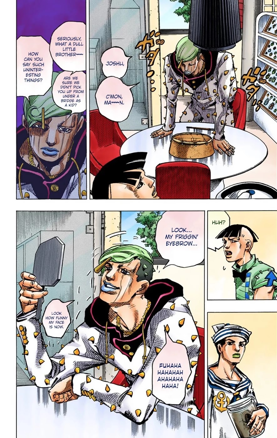JoJo's Bizarre Adventure Part 8 - JoJolion (Official Colored) Chapter 36 page 10 - Chapter 36: Every Day is a Summer Vacation Part 3
