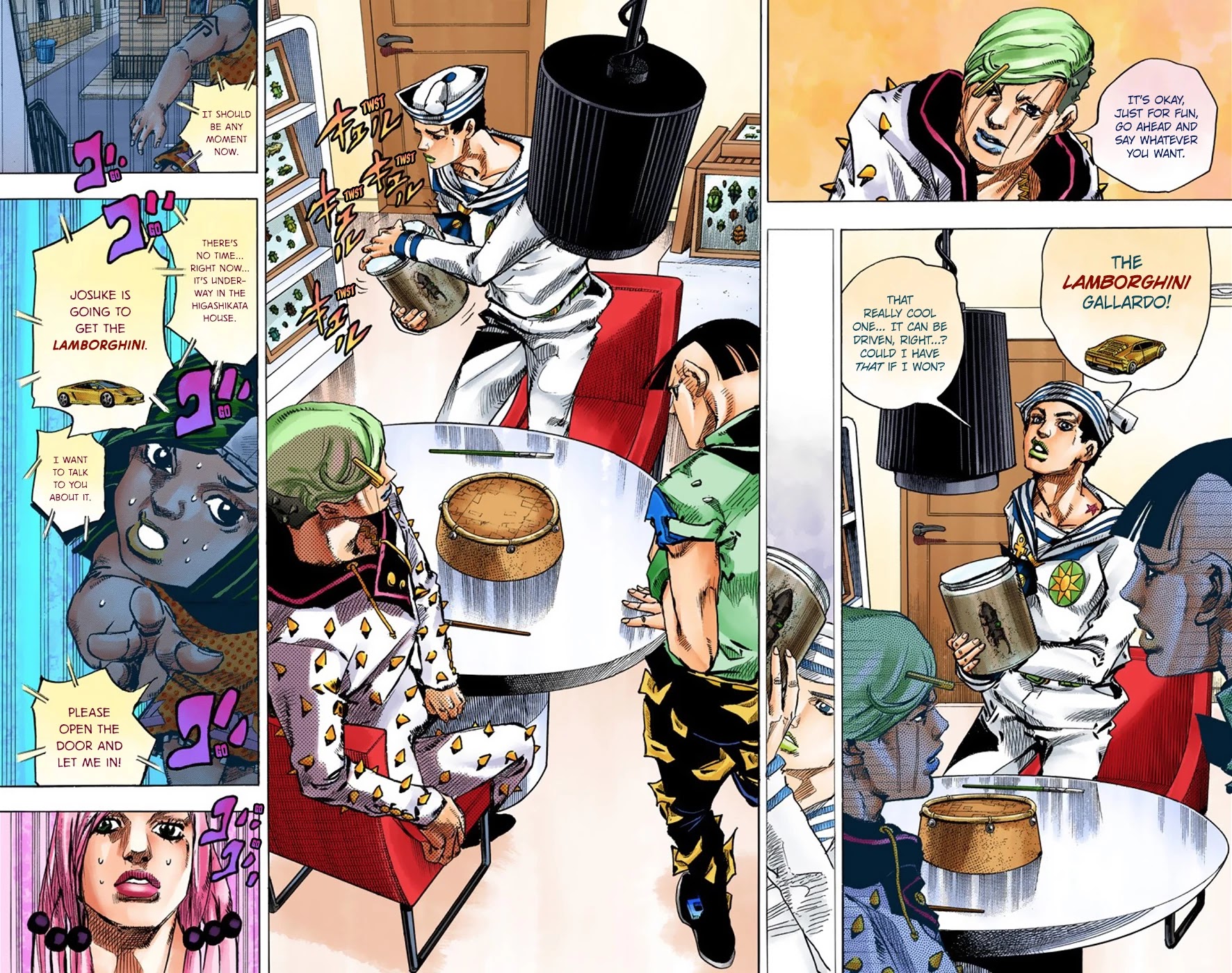 JoJo's Bizarre Adventure Part 8 - JoJolion (Official Colored) Chapter 36 page 16 - Chapter 36: Every Day is a Summer Vacation Part 3