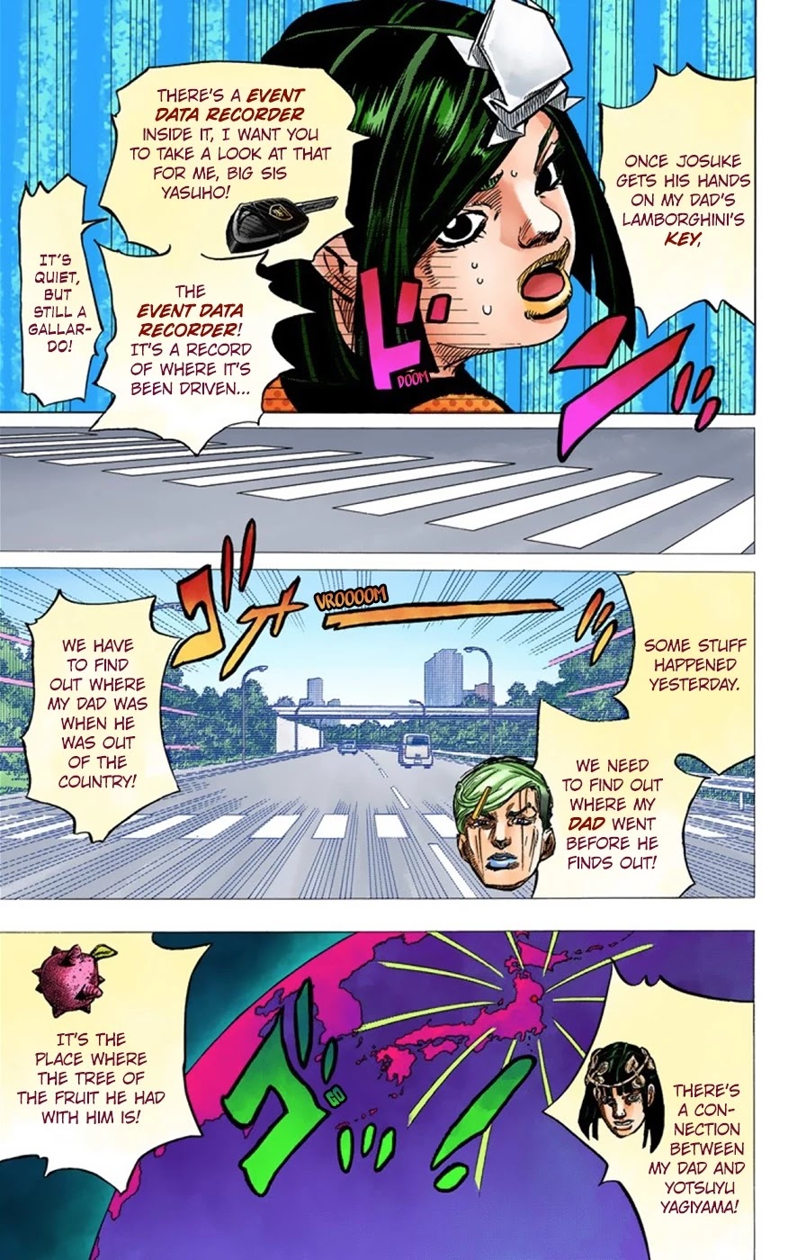 JoJo's Bizarre Adventure Part 8 - JoJolion (Official Colored) Chapter 36 page 18 - Chapter 36: Every Day is a Summer Vacation Part 3