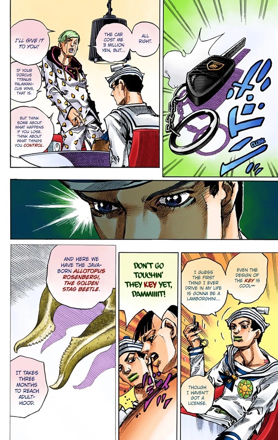 JoJo's Bizarre Adventure Part 8 - JoJolion (Official Colored) Chapter 36 page 21 - Chapter 36: Every Day is a Summer Vacation Part 3