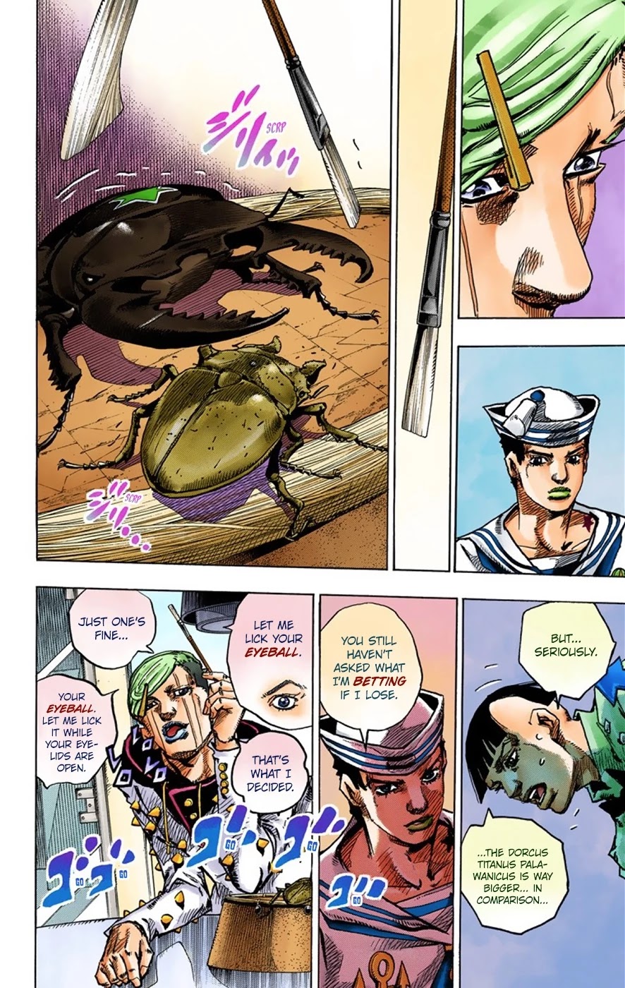 JoJo's Bizarre Adventure Part 8 - JoJolion (Official Colored) Chapter 36 page 25 - Chapter 36: Every Day is a Summer Vacation Part 3