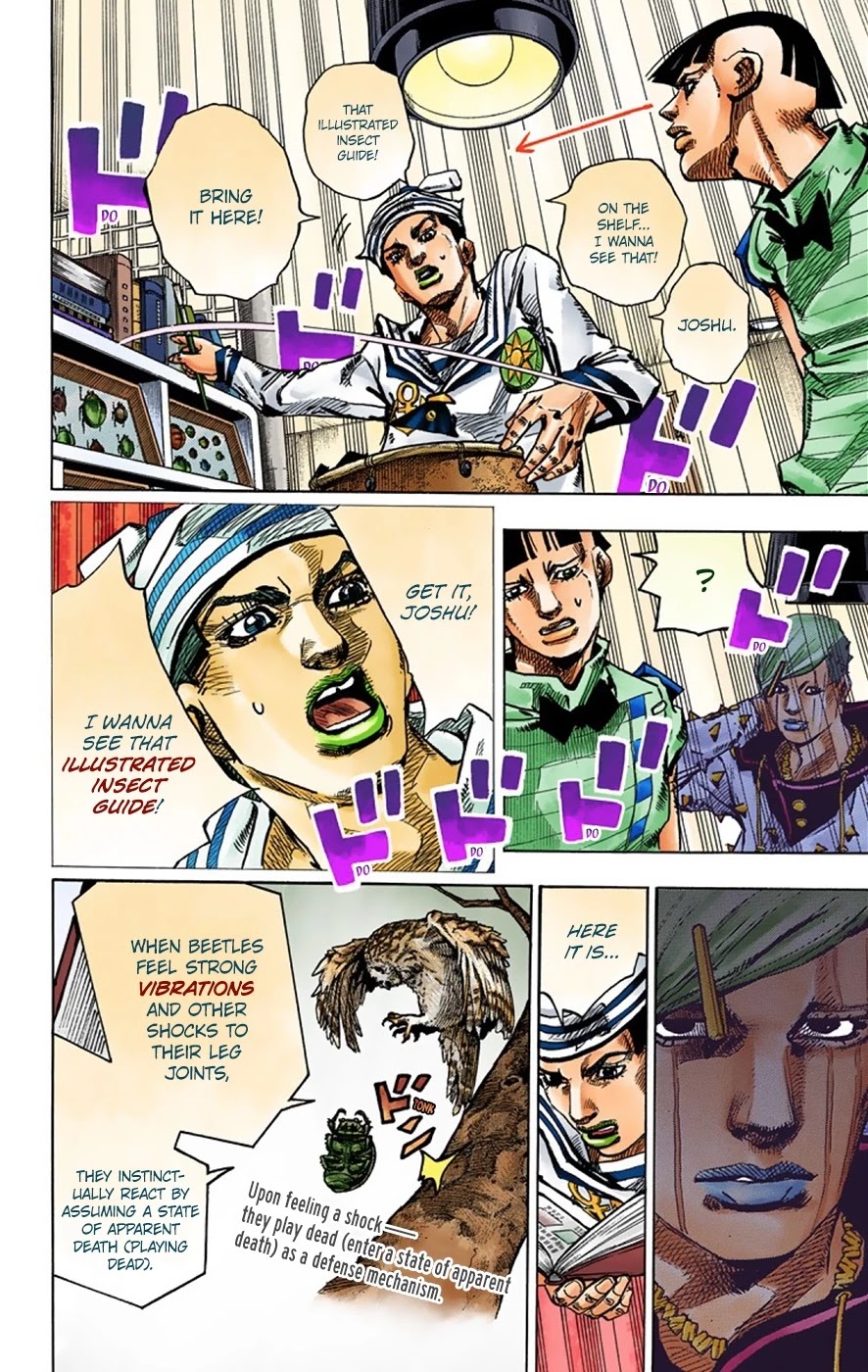 JoJo's Bizarre Adventure Part 8 - JoJolion (Official Colored) Chapter 36 page 38 - Chapter 36: Every Day is a Summer Vacation Part 3