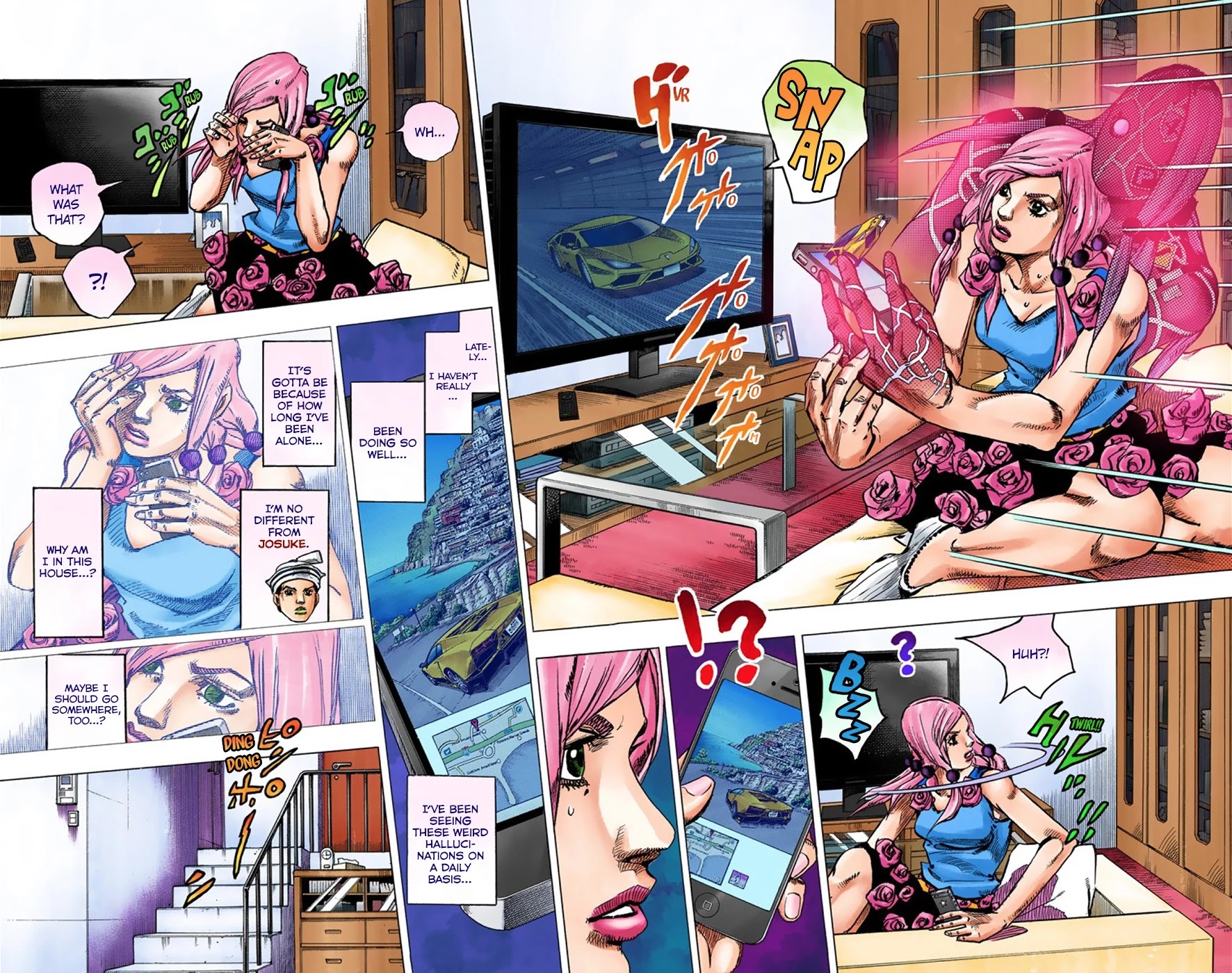 JoJo's Bizarre Adventure Part 8 - JoJolion (Official Colored) Chapter 36 page 4 - Chapter 36: Every Day is a Summer Vacation Part 3