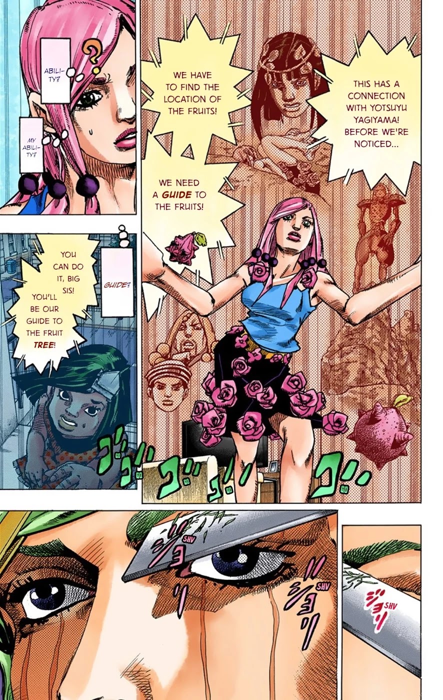 JoJo's Bizarre Adventure Part 8 - JoJolion (Official Colored) Chapter 36 page 6 - Chapter 36: Every Day is a Summer Vacation Part 3