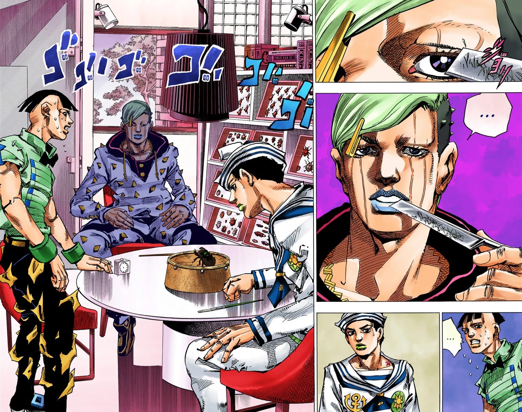 JoJo's Bizarre Adventure Part 8 - JoJolion (Official Colored) Chapter 36 page 7 - Chapter 36: Every Day is a Summer Vacation Part 3