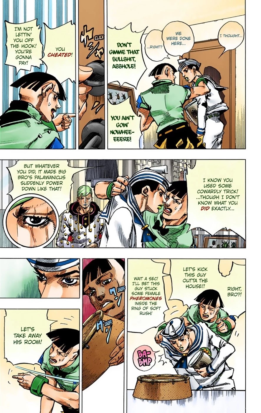 JoJo's Bizarre Adventure Part 8 - JoJolion (Official Colored) Chapter 36 page 9 - Chapter 36: Every Day is a Summer Vacation Part 3