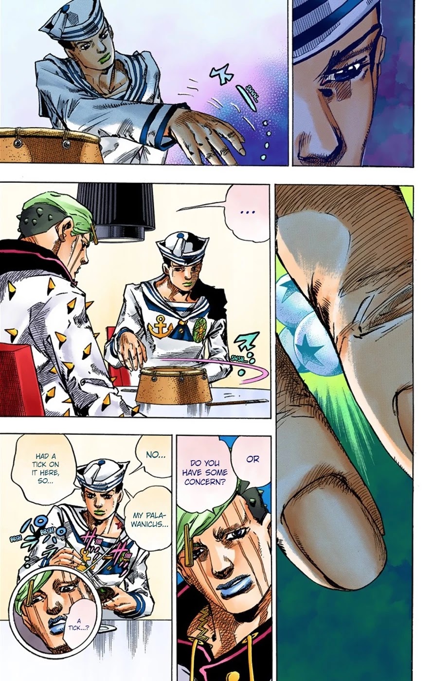 JoJo's Bizarre Adventure Part 8 - JoJolion (Official Colored) Chapter 37 page 10 - Chapter 37: Every Day is a Summer Vacation Part 4
