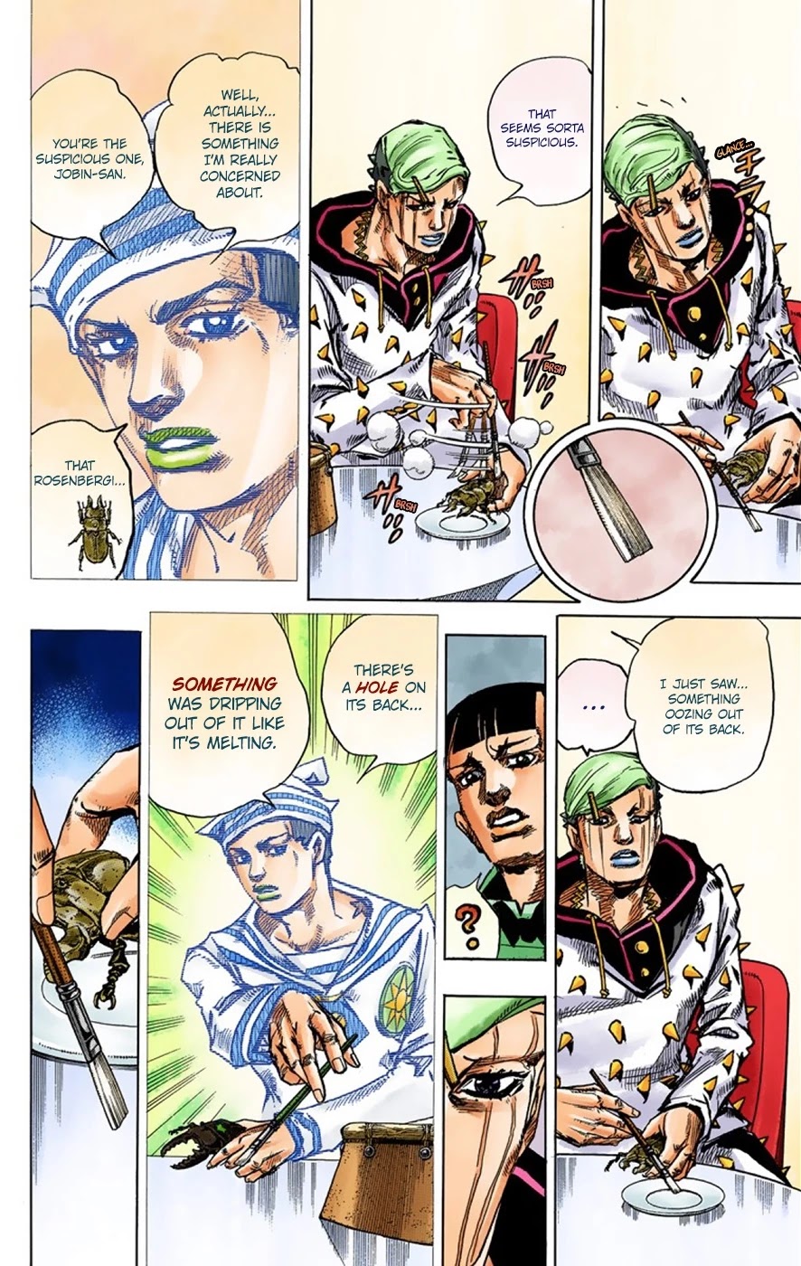 JoJo's Bizarre Adventure Part 8 - JoJolion (Official Colored) Chapter 37 page 11 - Chapter 37: Every Day is a Summer Vacation Part 4