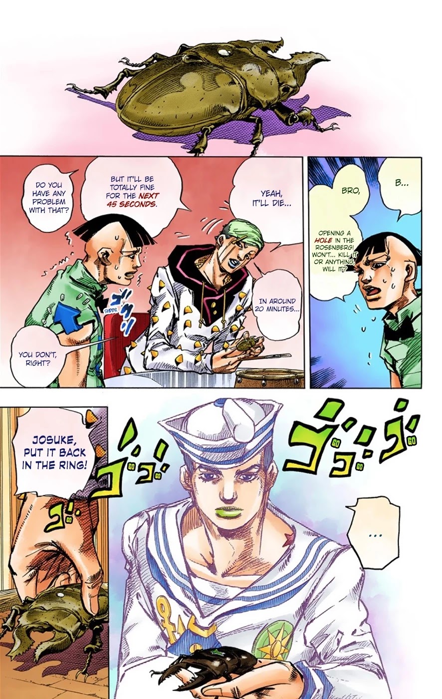 JoJo's Bizarre Adventure Part 8 - JoJolion (Official Colored) Chapter 37 page 14 - Chapter 37: Every Day is a Summer Vacation Part 4