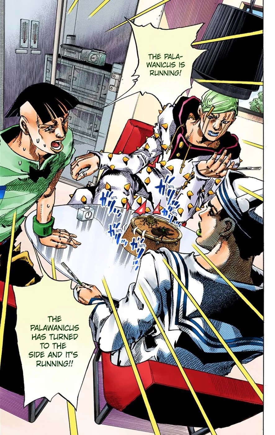 JoJo's Bizarre Adventure Part 8 - JoJolion (Official Colored) Chapter 37 page 18 - Chapter 37: Every Day is a Summer Vacation Part 4