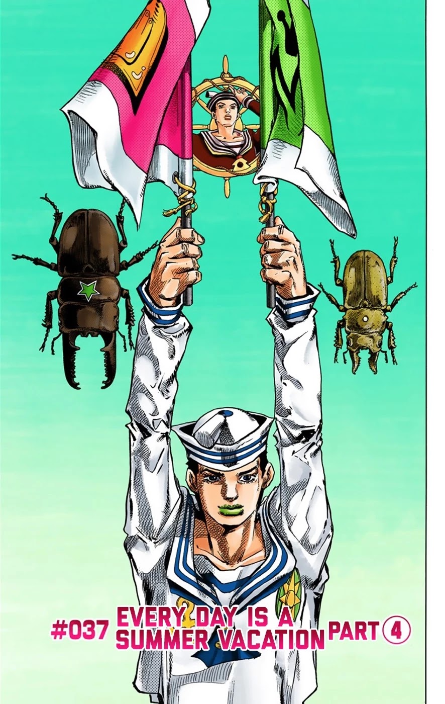 JoJo's Bizarre Adventure Part 8 - JoJolion (Official Colored) Chapter 37 page 2 - Chapter 37: Every Day is a Summer Vacation Part 4
