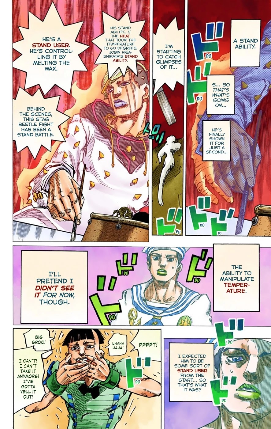 JoJo's Bizarre Adventure Part 8 - JoJolion (Official Colored) Chapter 37 page 28 - Chapter 37: Every Day is a Summer Vacation Part 4
