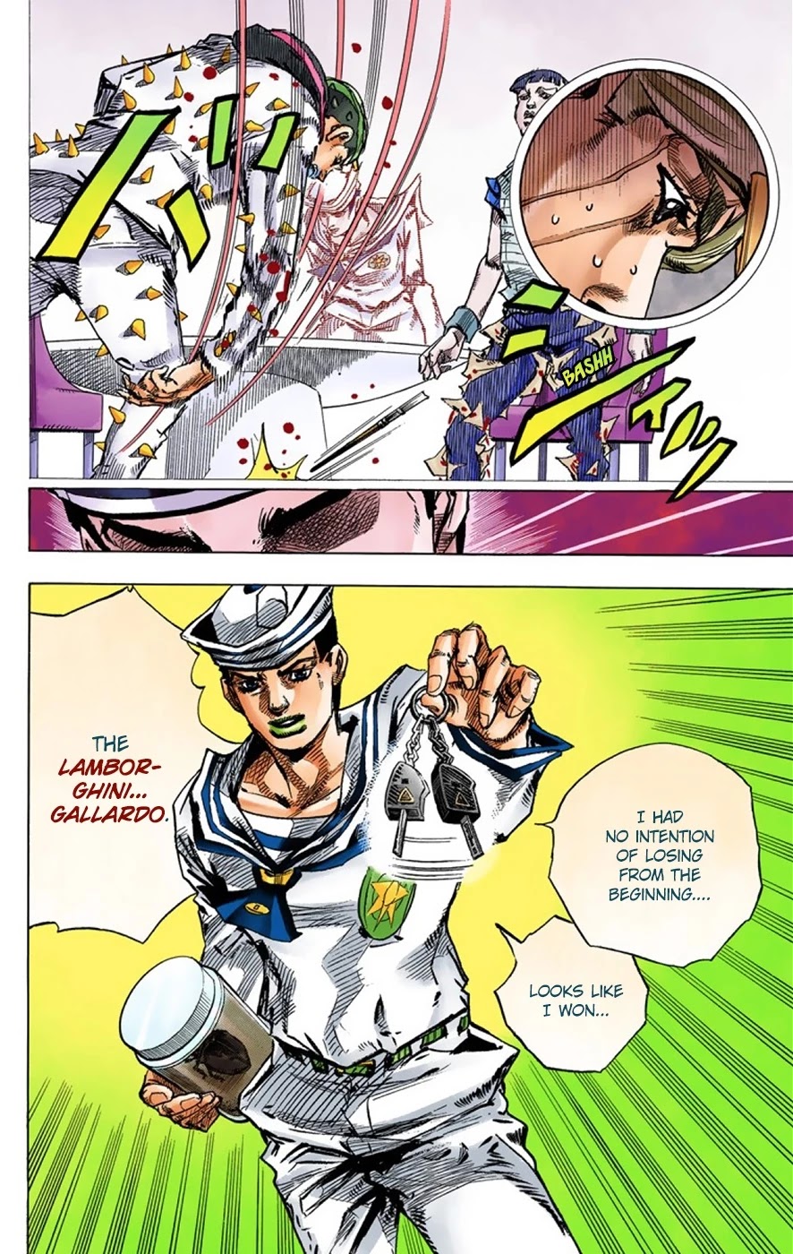 JoJo's Bizarre Adventure Part 8 - JoJolion (Official Colored) Chapter 37 page 37 - Chapter 37: Every Day is a Summer Vacation Part 4
