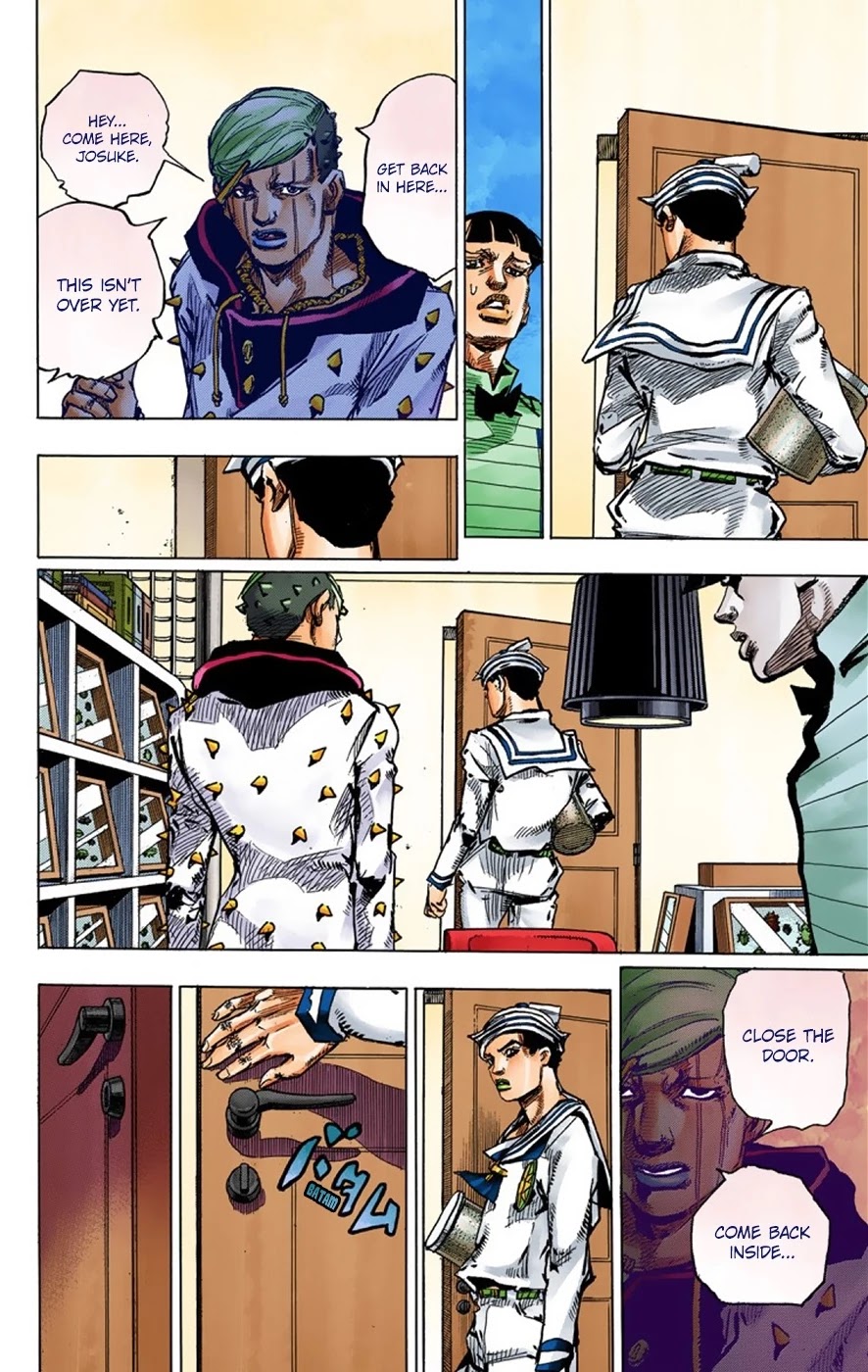 JoJo's Bizarre Adventure Part 8 - JoJolion (Official Colored) Chapter 37 page 39 - Chapter 37: Every Day is a Summer Vacation Part 4