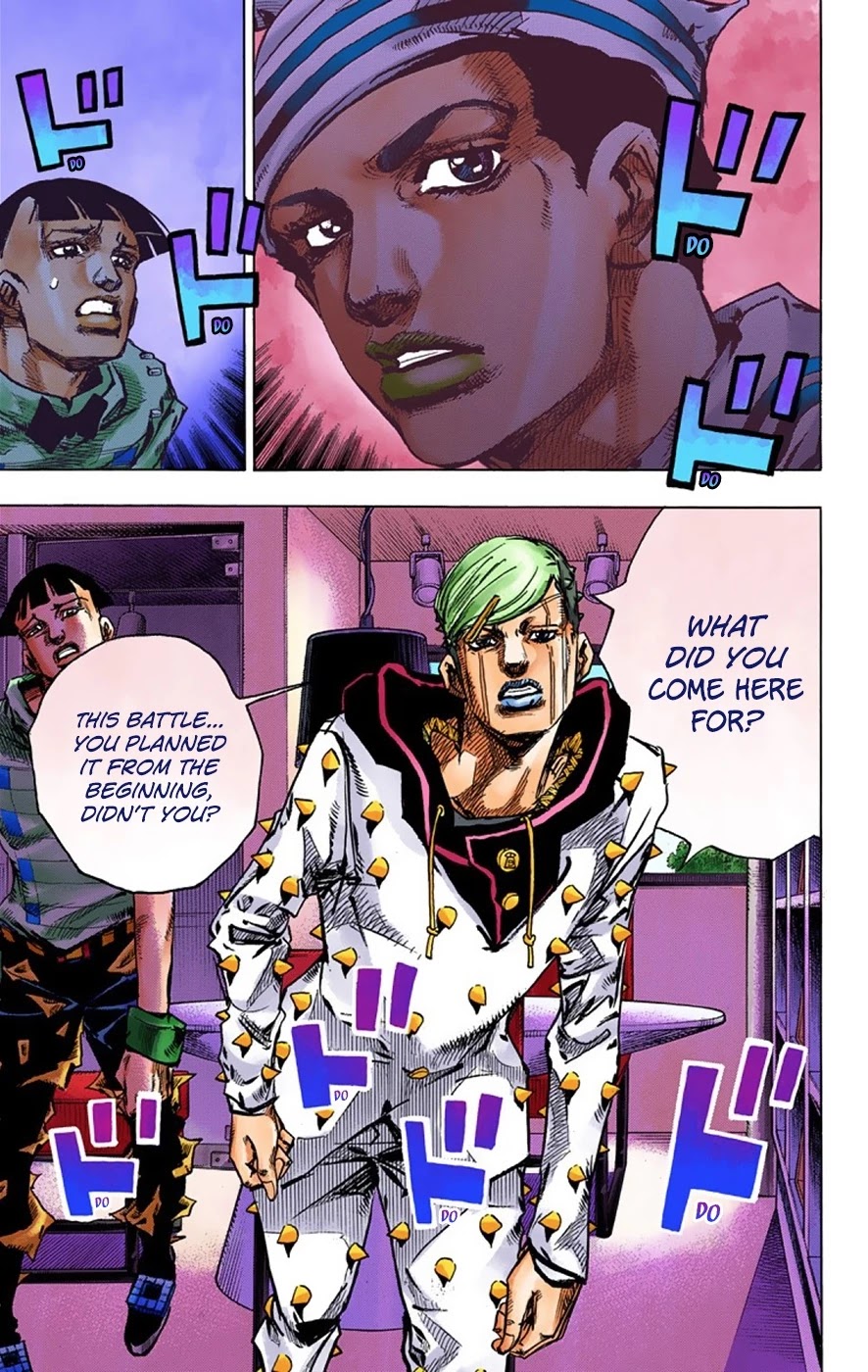 JoJo's Bizarre Adventure Part 8 - JoJolion (Official Colored) Chapter 37 page 42 - Chapter 37: Every Day is a Summer Vacation Part 4