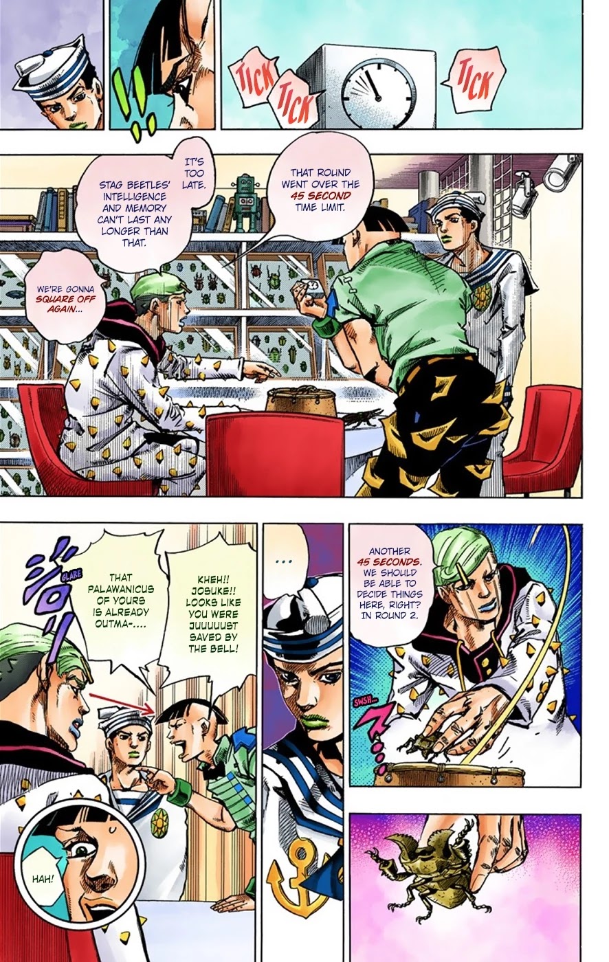 JoJo's Bizarre Adventure Part 8 - JoJolion (Official Colored) Chapter 37 page 8 - Chapter 37: Every Day is a Summer Vacation Part 4