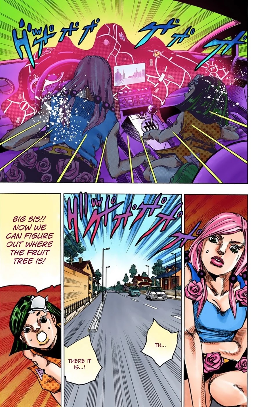 JoJo's Bizarre Adventure Part 8 - JoJolion (Official Colored) Chapter 38 page 11 - Chapter 38: Jobin Higashikata is a Stand User