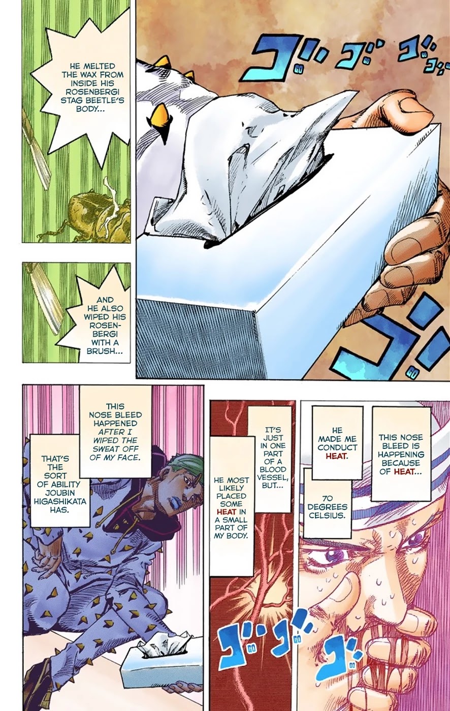 JoJo's Bizarre Adventure Part 8 - JoJolion (Official Colored) Chapter 38 page 18 - Chapter 38: Jobin Higashikata is a Stand User