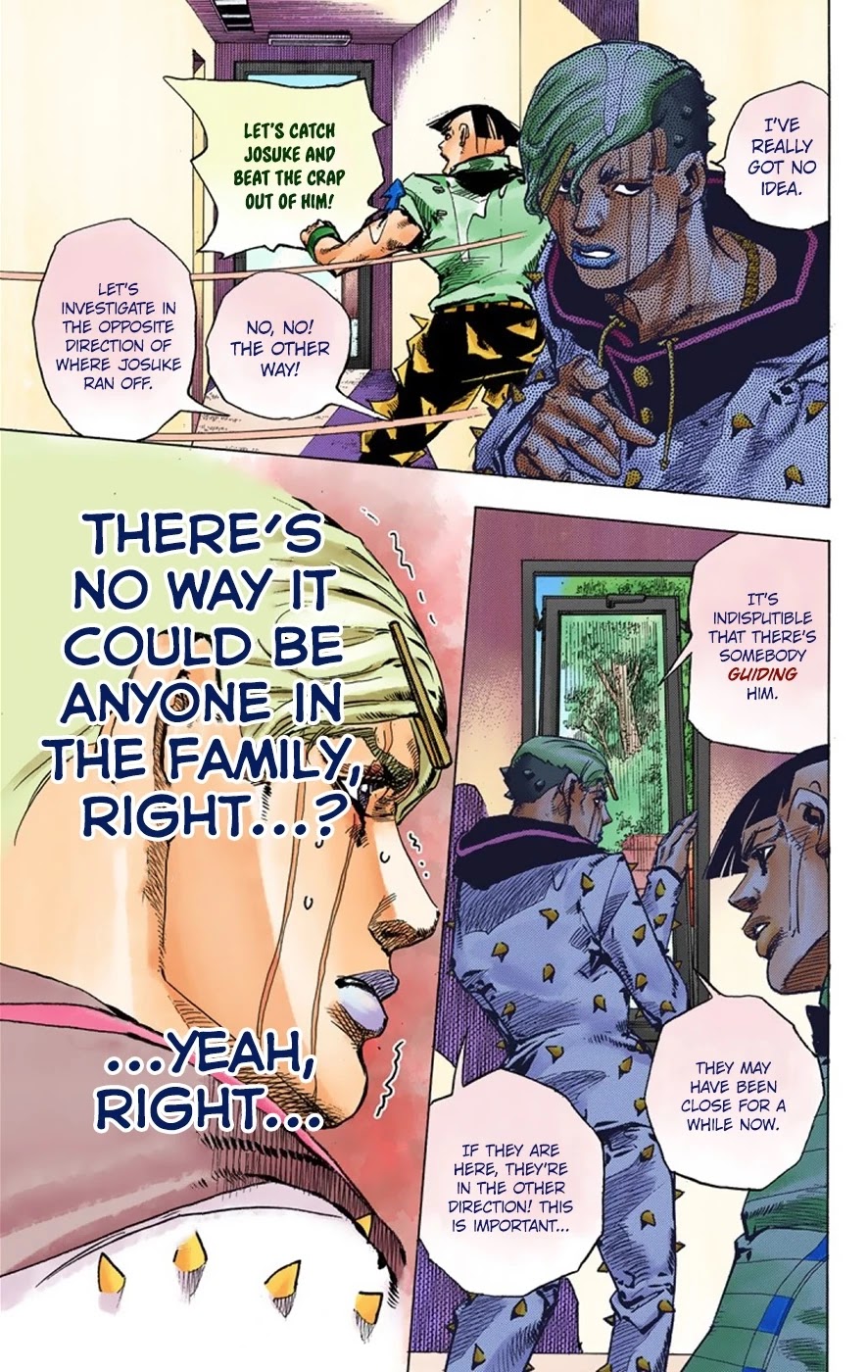 JoJo's Bizarre Adventure Part 8 - JoJolion (Official Colored) Chapter 38 page 26 - Chapter 38: Jobin Higashikata is a Stand User
